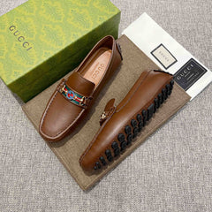 Mocassim GUCCI GG - Marrom