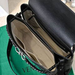 Bottega Veneta Messenger Andiamo Black