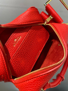 Delvaux Cool Box Nano Red
