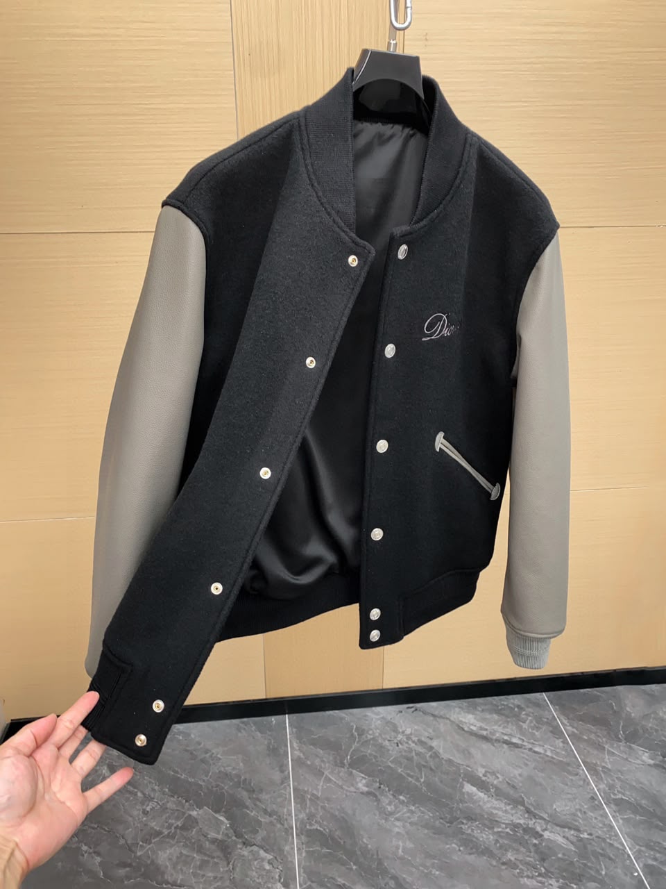 Blouson Varsity Diorling Black