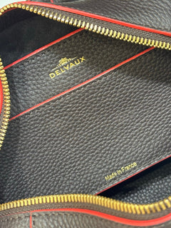 Delvaux Cool Box Mini Bohème Black / Red
