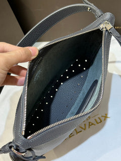 Delvaux Pin Swing Shoulder Bag Stone