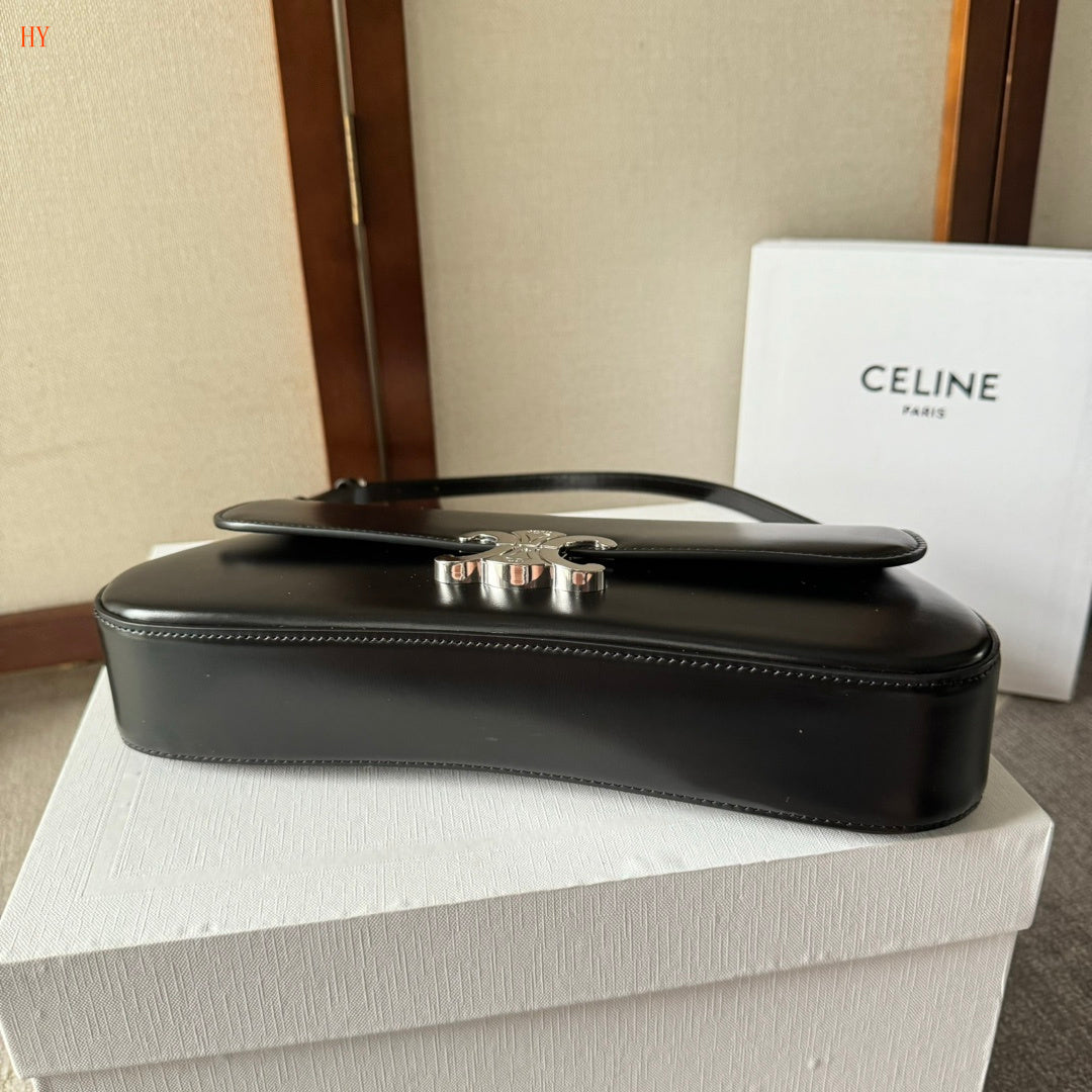 Medium Celine Lola Bag Black