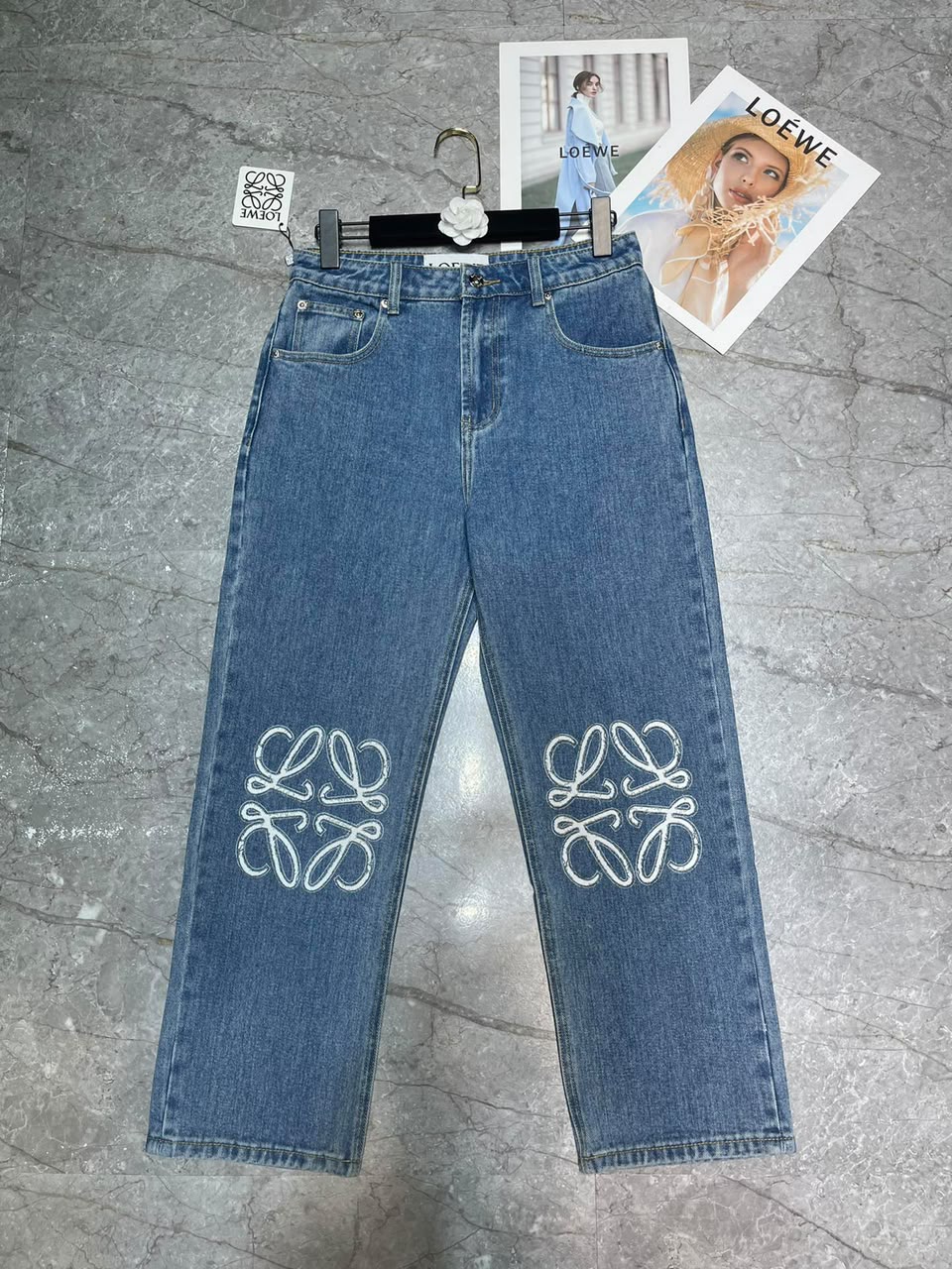 Loewe Anagram Baggy Jeans