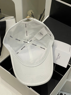 Boné Celine White Black