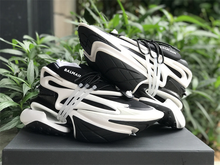 Balmain Unicorn Low-Top Black White ( Pronta entrega )