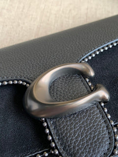 Coach Tabby Shoulder Bag 26 with Beadchain Black