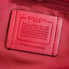 Coach City Tote Varsity Signature Canvas Brown / Off-White