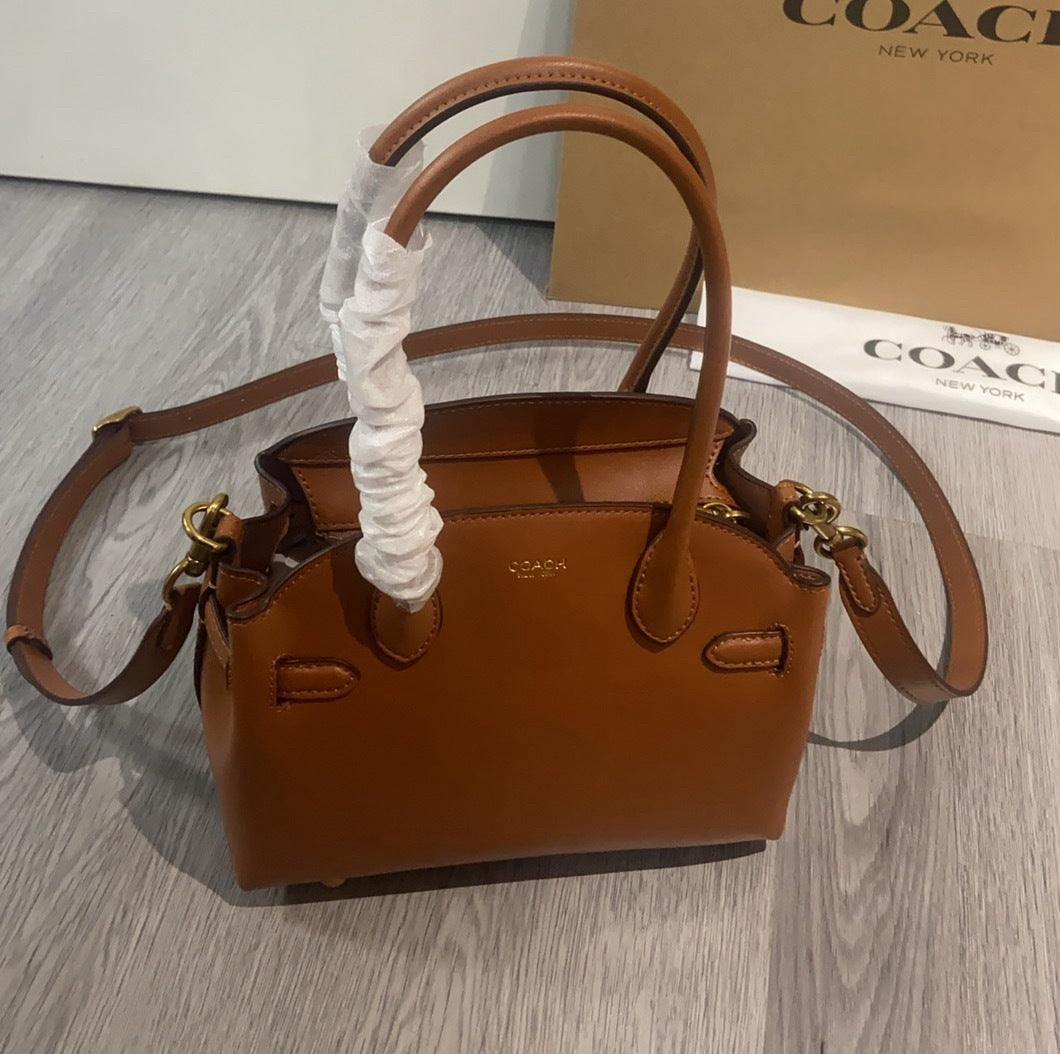 Coach Soft Empire Carryall 21 Saddle