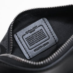 Coach Axel Compact Crossbody Bag Black