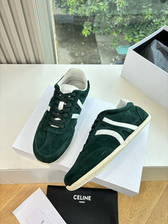 Celine Jogger Low Lace-Up Sneaker Green