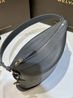 Delvaux Pin Swing Shoulder Bag Stone