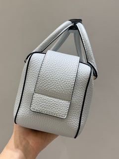 Delvaux Cool Box Mini Bohème White / Black