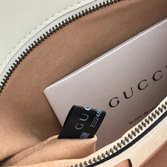 Gucci GG Marmont Small Matelasse Bag White.