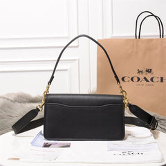 Coach Tabby 26 Black Ferragens Douradas