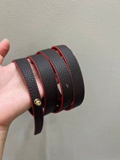 Delvaux Cool Box Mini Bohème Black / Red