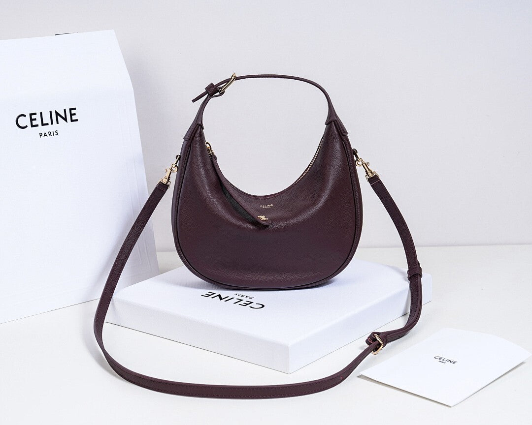 Celine Teen Lulu burgundy