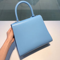 Delvaux Brillant L'Humour Lettering Blue / White