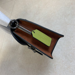 Coach Tabby Shoulder Bag 26 In Colorblock Pewter/Kelp Multi.