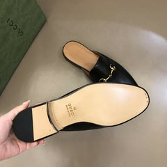 Gucci Princetown Slipper Black Leather.