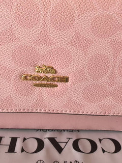 Coach Mini Klare Crossbody Bag Pink Ferragens Douradas