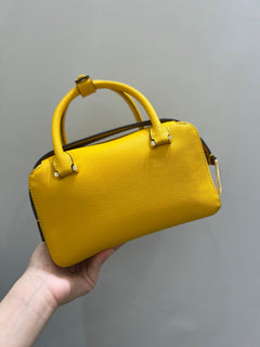 Delvaux Cool Box Mini Bohème Golden Yellow