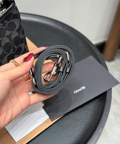 Coach Laurel Midnight Charm Shoulder Bag Black