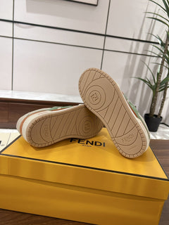 Fendi Match sneakers in brown green