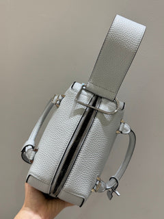 Delvaux Cool Box Mini Bohème White / Black