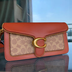 oach Tabby Shoulder Bag 26 in Signature Canvas with Beadchain