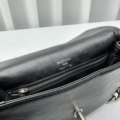 Balenciaga  Small BB Soft Flap Shoulder Black
