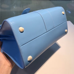Delvaux Brillant L'Humour Lettering Blue / White
