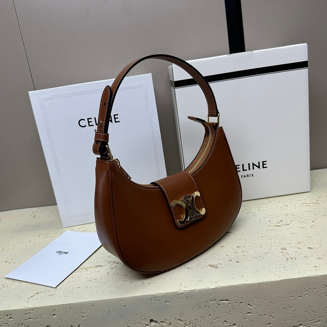 Celine Medium Ava Triomphe Brown
