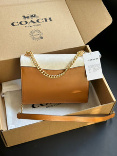 Coach Mini Klare Crossbody Bag Off White Ferragens Douradas