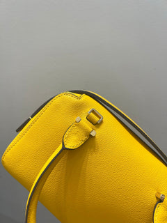 Delvaux Cool Box Mini Bohème Golden Yellow