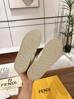 Fendi Match sneakers in white