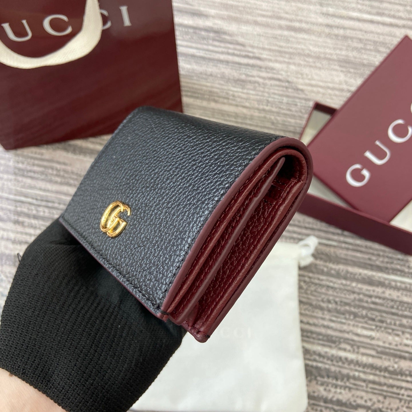 Carteira GUCCI Black / Bôrdo