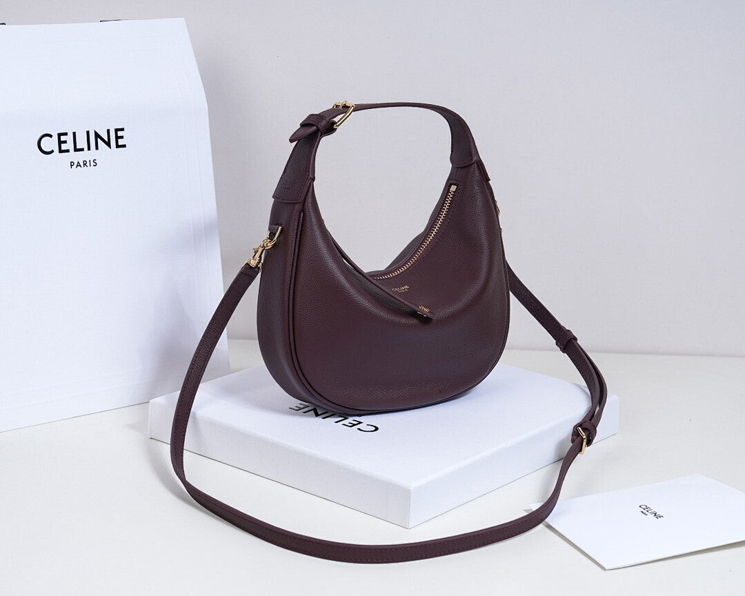 Celine Teen Lulu burgundy