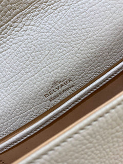 Delvaux Tempête MM Off White Ferragens Prata