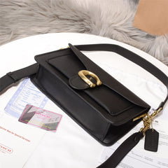 Coach Tabby 26 Black Ferragens Douradas