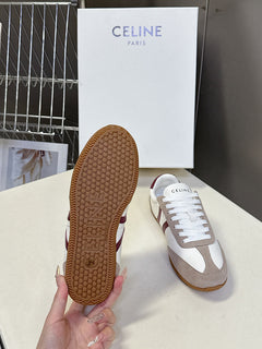 Celine Jogger Low Lace-Up Sneaker Red