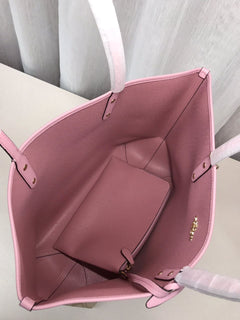 Coach City Tote Signature Canvas Khaki / Pink
