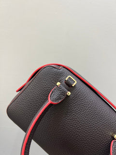 Delvaux Cool Box Mini Bohème Black / Red